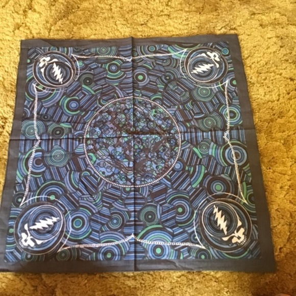 Blue Steal your Face Grateful Dead bandana - Picture 7 of 7